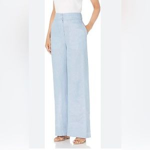 BCBGMaxAzria linen chambray pants